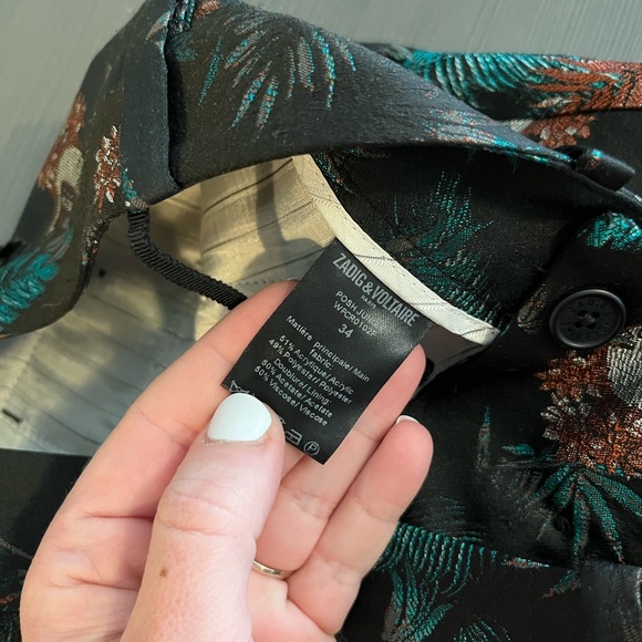 Zadig & Voltaire Posh Jungle Pants NWOT - Picture 9 of 12